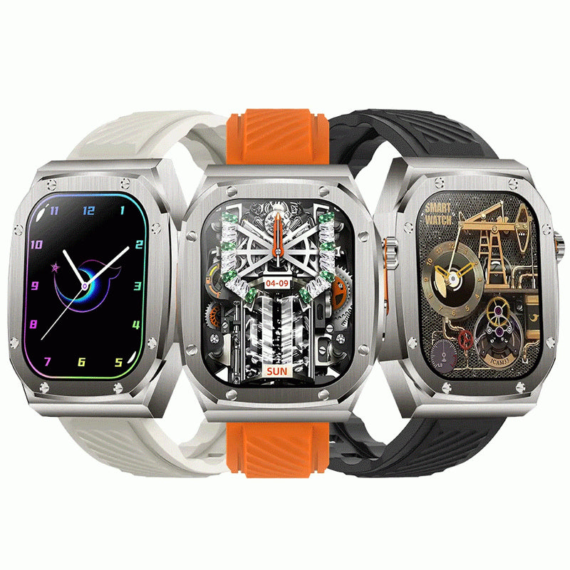 Z79 Max Armour Smart Watch – 2.1" IPS Display, Bluetooth Call, AI Voice Assistant, Compass, Heart Rate & Sports Tracking – Black