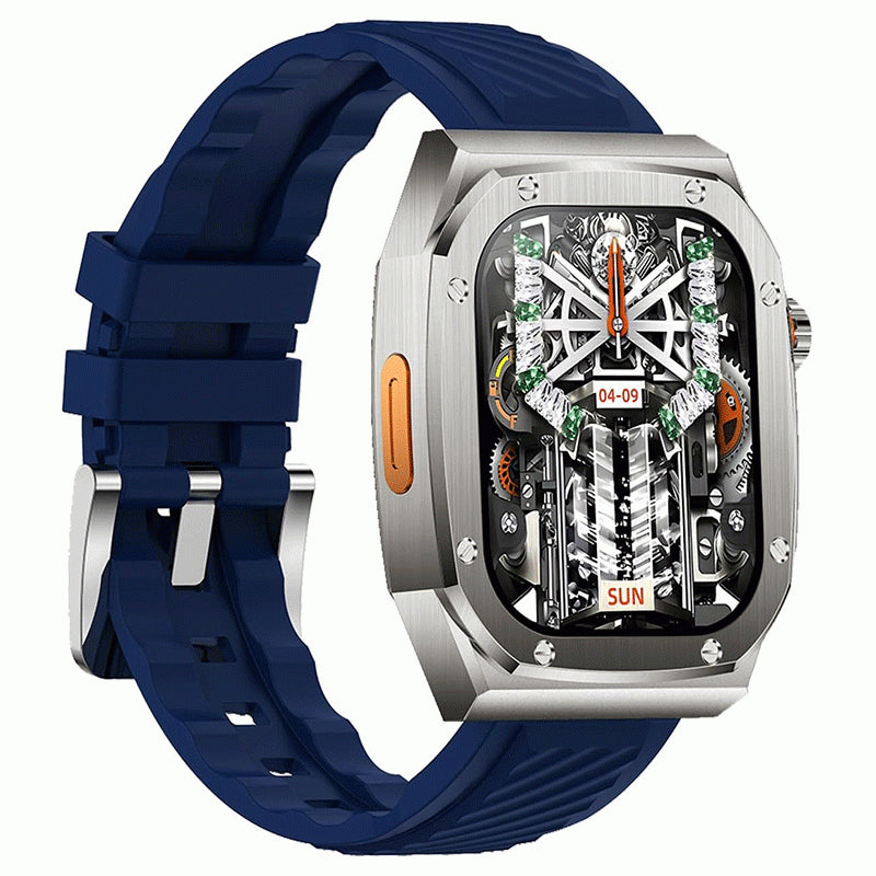 Z79 Max Armour Smart Watch – 2.1" IPS Display, Bluetooth Call, AI Voice Assistant, Compass, Heart Rate & Sports Tracking – Black