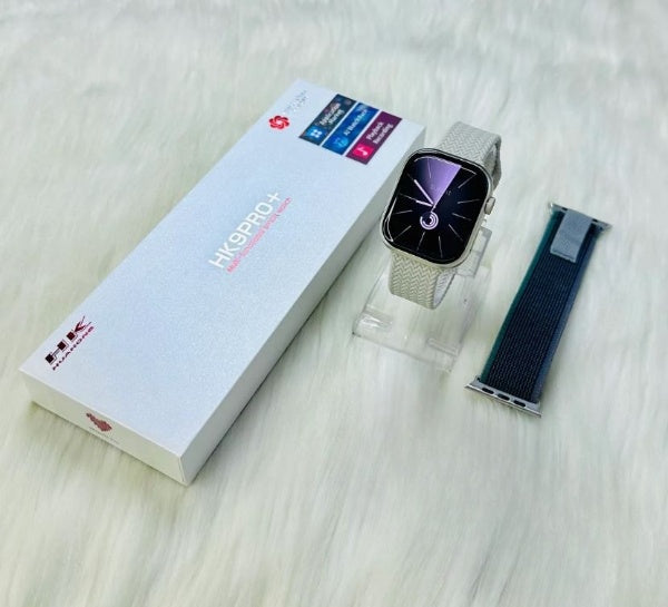 HK9 Pro Plus Smartwatch | Series 9 | Super AMOLED Display | 2GB Memory | AI ChatGPT | Smart Island | Bluetooth Calling