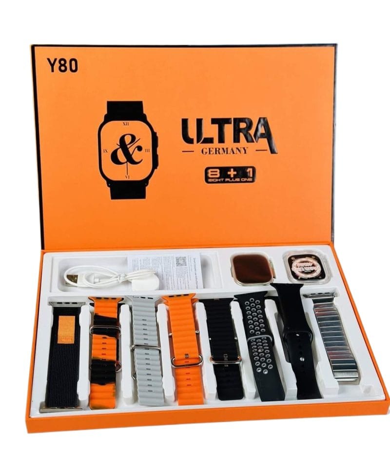 Y80 Ultra 8 in 1 Smart watch