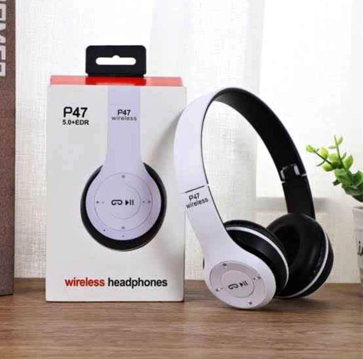 P47 Wireless Bluetooth Foldable Headset | 5-Hour Playtime | Crystal Clear Sound | Bluetooth 5.0 – Enhanced Audio Experience