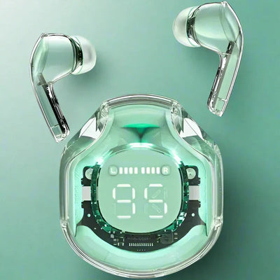 Air 39 Pro Transparent Wireless Earbuds | A39 Bluetooth 5.3 Headset | HiFi AirBuds with Deep Bass & Touch Control