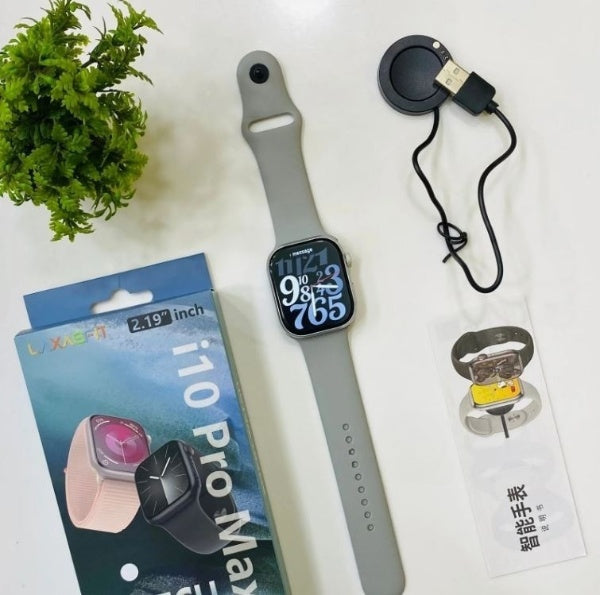 i10 Pro Max Smartwatch | 2.19” Full Touch | Bluetooth Call | Fitness & Health Tracker | Series 9