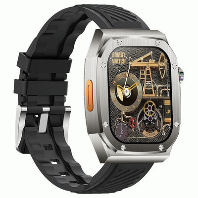 Z79 Max Armour Smart Watch – 2.1" IPS Display, Bluetooth Call, AI Voice Assistant, Compass, Heart Rate & Sports Tracking – Black