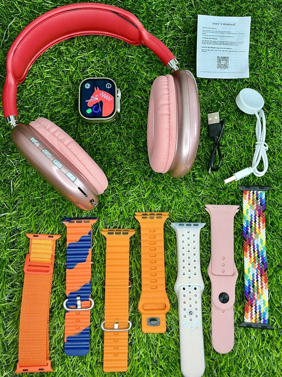 P9 Ultra 2 Smartwatch with High-Performance Headphones & 7 Customizable Straps – The Ultimate Wearable Experience