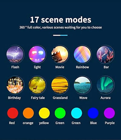 MJ26 10.2" RGB LED Soft Ring Light – 25W Dimmable Selfie Ring Light with Multi-Color Modes