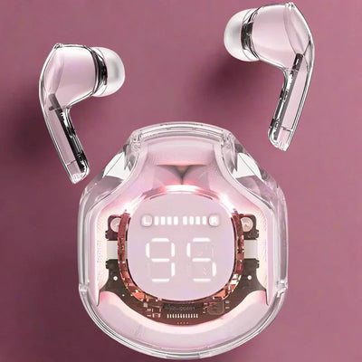 Air 39 Pro Transparent Wireless Earbuds | A39 Bluetooth 5.3 Headset | HiFi AirBuds with Deep Bass & Touch Control