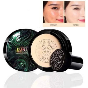 TYAGEN-II Sunisa 3 in 1 CC and BB Water Proof Foundation Concealer Cream with Air Cushion Mushroom