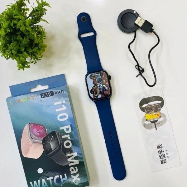i10 Pro Max Smartwatch | 2.19” Full Touch | Bluetooth Call | Fitness & Health Tracker | Series 9