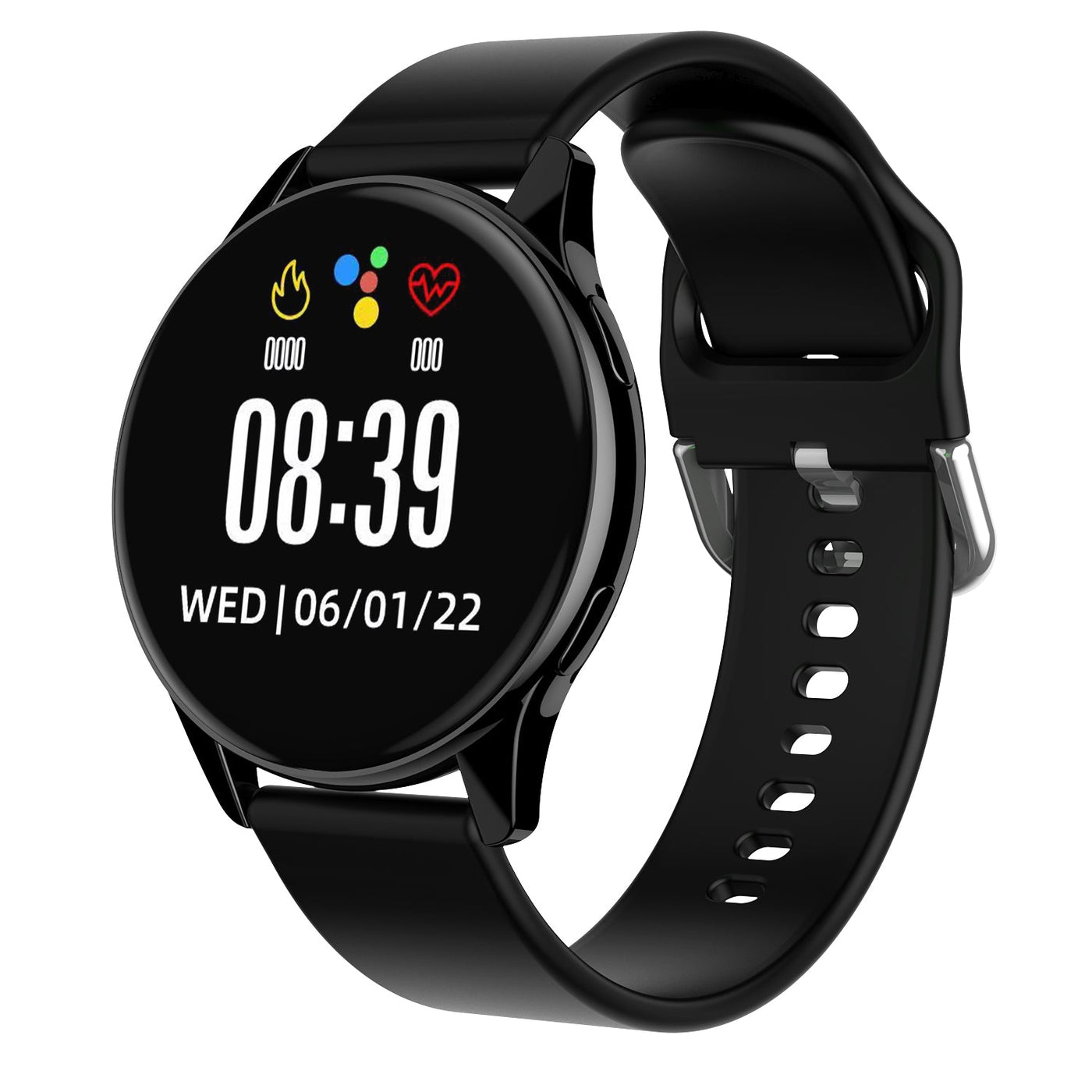 Active 2 Pro Smartwatch | Waterproof Round Display | Bluetooth Call & Heart Rate Monitor | Multi-Sport Mode | Android Compatible