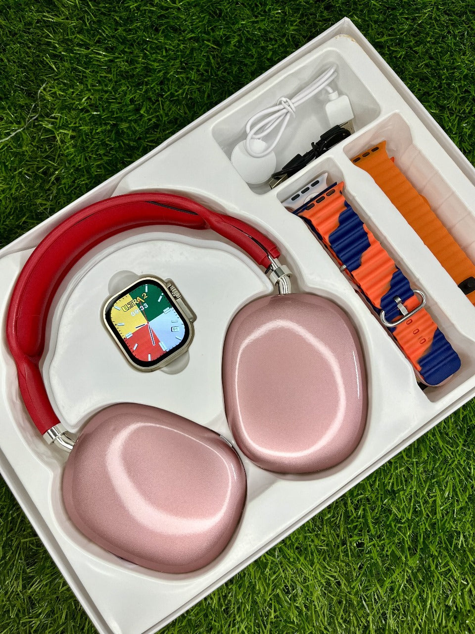 P9 Ultra 2 Smartwatch with High-Performance Headphones & 7 Customizable Straps – The Ultimate Wearable Experience