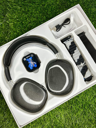 P9 Ultra 2 Smartwatch with High-Performance Headphones & 7 Customizable Straps – The Ultimate Wearable Experience