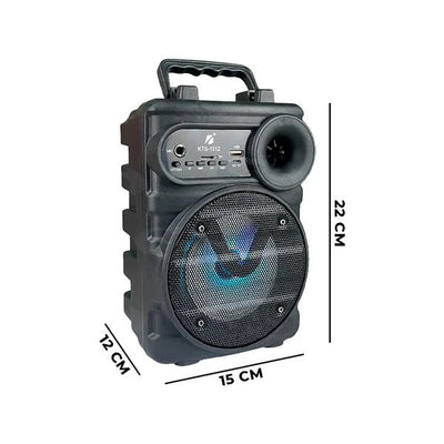 KTS-1512 Wireless Bluetooth Speaker – TWS, FM, USB, Mic, Original K Board