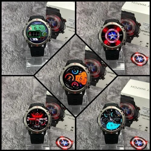 TF10 Pro Smart Watch – AMOLED Display, Sports Features, Stylish Design for Men and Boys.