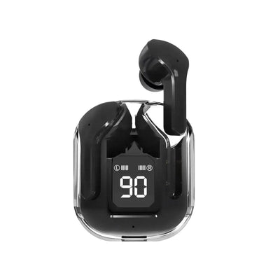 Air 31 TWS Wireless Earbuds – Transparent Bluetooth Earbuds, Airpods Style, Noise-Canceling, Premium Sound Quality with Free Pouch & Lanyard