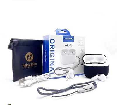 Haino Teko GERMANY Air-5 Bluetooth Earbuds – Premium Sound, Deep Bass, ENC & ANC Noise Cancellation